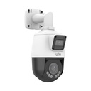 CÂMARA IP LENTE DUPLA | SPEED DOME 2MPX 2.8-12mm IV50m LB10m + LENTE FIXA 2MPX 2.8mm IV10m