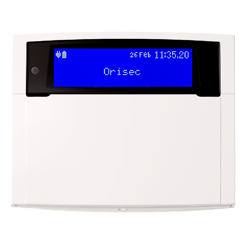 TECLADO GRAU 3 COM RECETOR WIRELESS BRANCO E TECLAS BRANCAS 3xIN/OUT SUPORTE NFC SENSOR TEMPERATURA