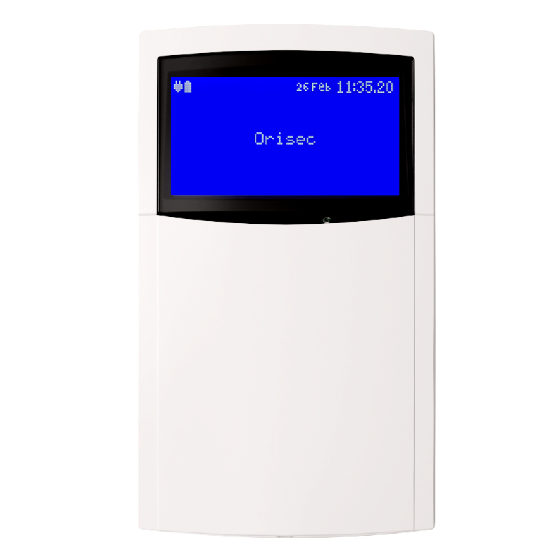 TECLADO GRAU 3 COM RECETOR WIRELESS BRANCO E TECLAS BRANCAS 3xIN/OUT SUPORTE NFC SENSOR TEMPERATURA