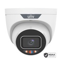 CÂMARA IP DOME 8MPX 2.8mm IV30m 130dB WDR TRI-GUARD2.0 LUZ AZUL/VERMELHA