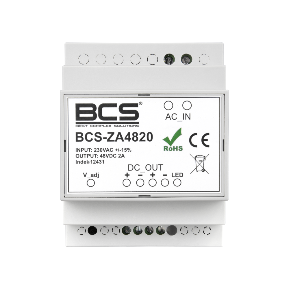 FUENTE DE ALIMENTACIÓN 230Vac 48Vdc 2A