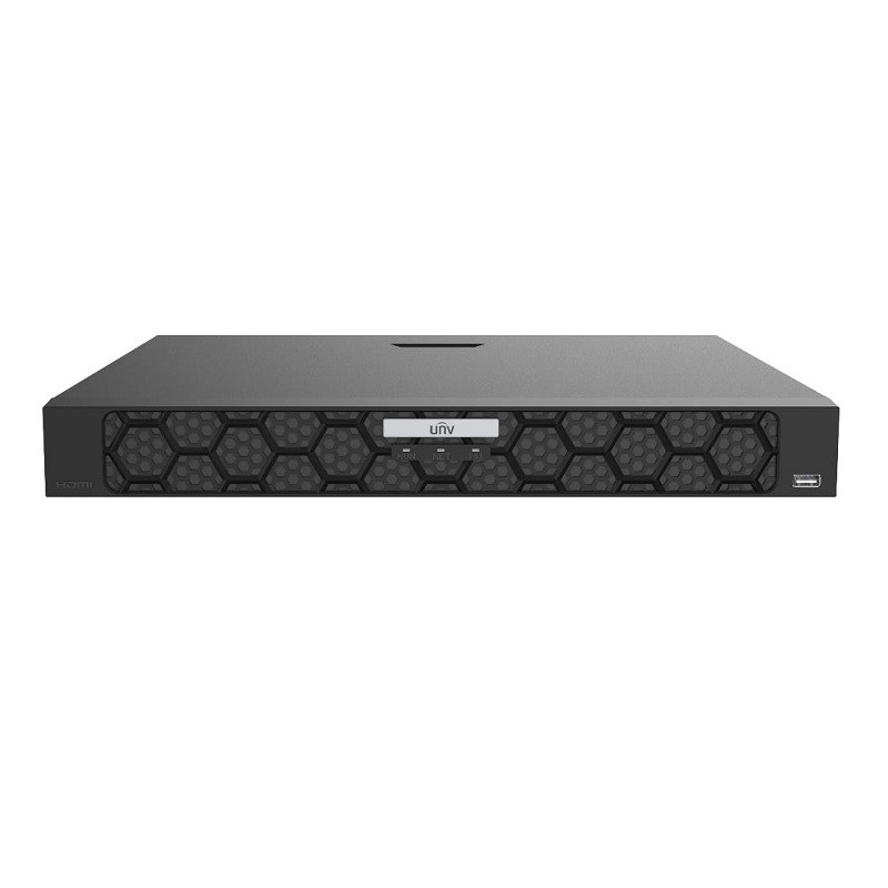 NVR 32 CANAIS 2xSATA ATÉ 10TB 320Mbps 16xPoE 4K 8xENTRADAS/2xSAÍDAS