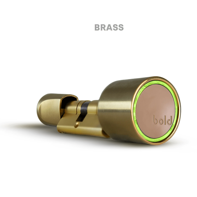 CILINDRO BOLD SMART LOCK IN 35mm MÁXIMO - OUT 30-45mm EDIÇÃO LIMITADA LATÃO