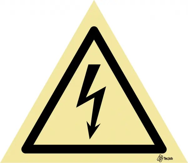 SINAL VINIL PERIGO 70mm