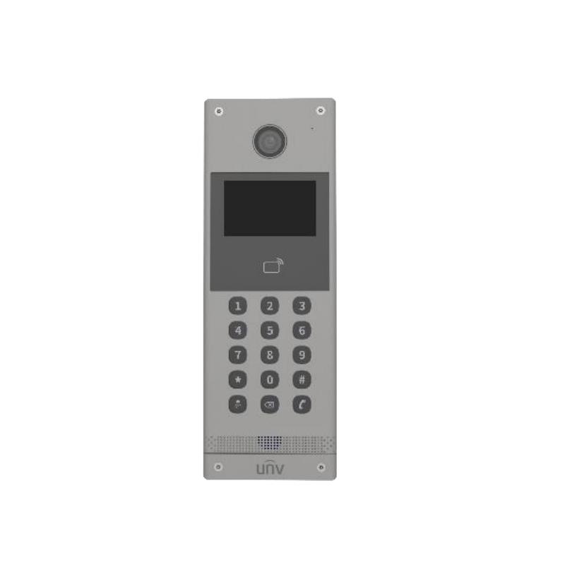 [OEU-301S-HMKA] BOTONEIRA IP 2MP TECLADO MULTIFAMILIAR UNV 