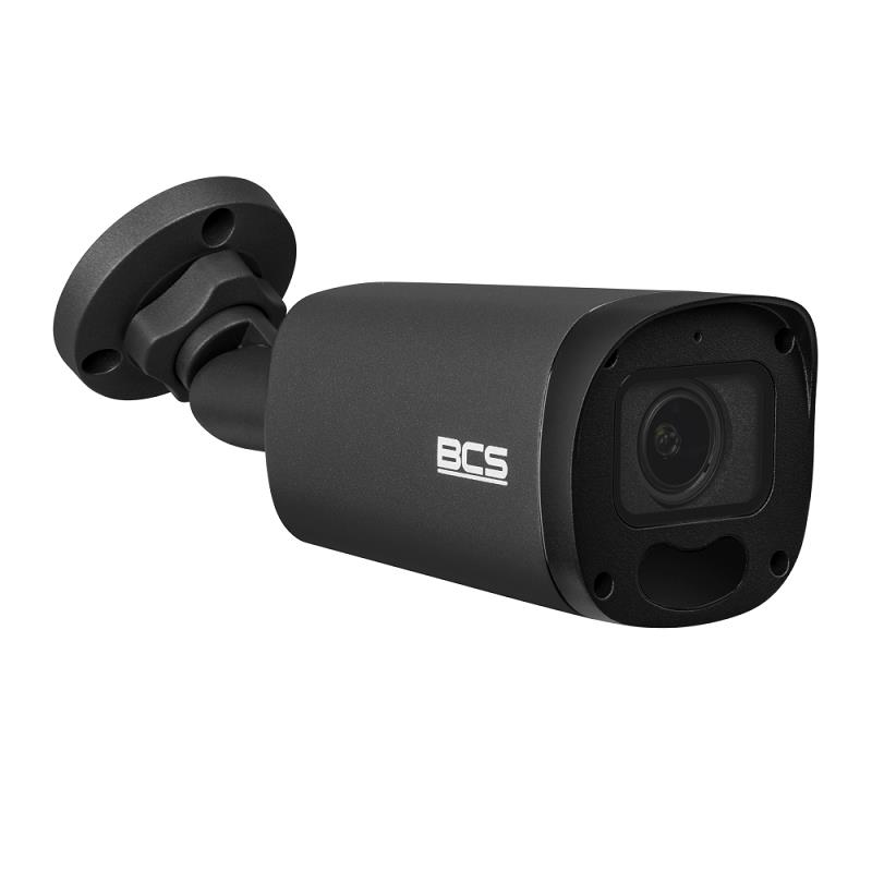 CÂMARA IP TUBULAR BCS POINT 4MPX 2.8-12mm IV50m MOTOZOOM 120dB GRAFITE