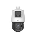 CÂMARA IP LENTE DUPLA | SPEED DOME 4MPX 4.8-120mm IV100m + LENTE FIXA 4MPX 4mm IV10m LIGHTHUNTER