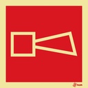 SINAL FOTOLUMINESCENTE SIRENE 150x150mm