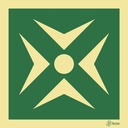 SINAL FOTOLUMINESCENTE PONTO ENCONTRO 150x150mm