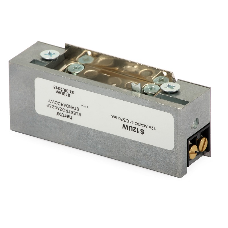 PESTILLO ELÉCTRICO PARA PUERTA BIRA HARTTE S12UW SIMÉTRICO 12Vac/dc