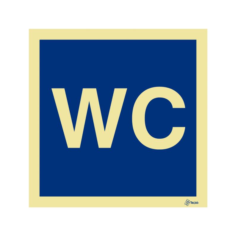 SINAL PVC OPACO WC 150x150mm