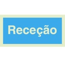 SINAL FOTOLUMINESCENTE RECEÇÃO 200x100mm