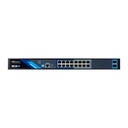 SWITCH BCS BASIC GERIDO 16xPoE 1Gbps + 2xUPSFP 1Gbps 150W 802.3 AF/AT