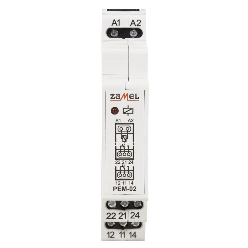 RELÉ MODULAR 2 INVERSORES 230Vac