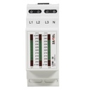 INDICADOR MODULAR VALOR VOLTAJE 3 FASES