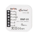 TRANSMISSOR 4 CANAIS 230Vac  EXTA FREE PARA CAIXA APARELHAGEM