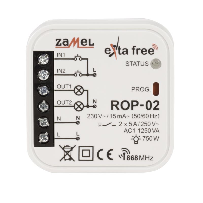 RECEPTOR 2 CANALES EXTA FREE PARA CAIXA APARELHAGEM