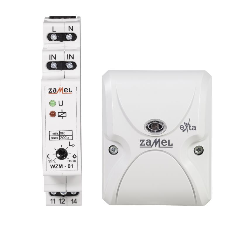INTERRUPTOR MODULAR CREPUSCULAR COM SENSOR SALIENTE