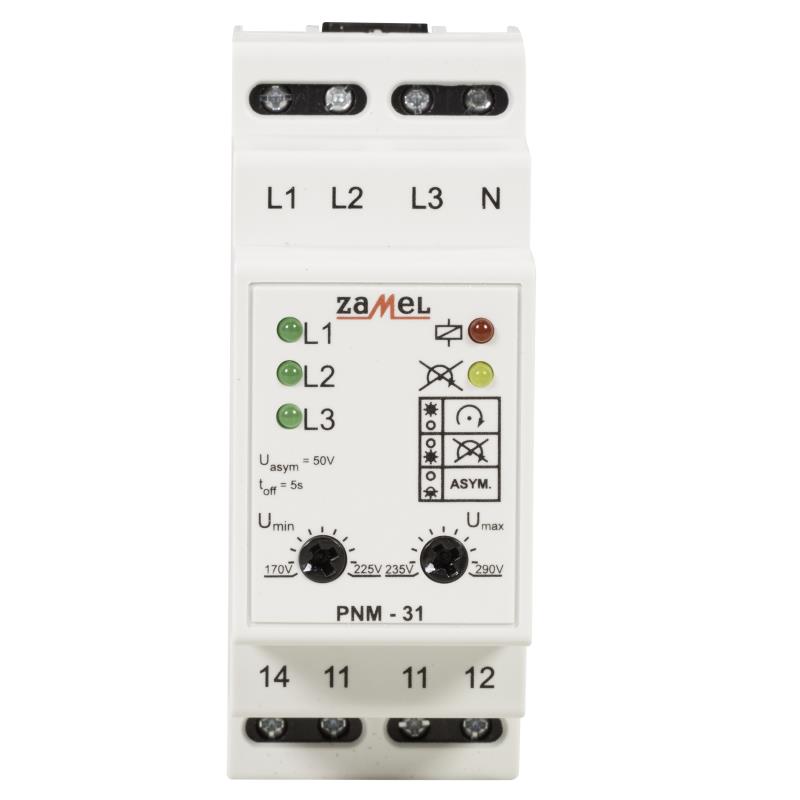 RELÉ VOLTAJE MODULAR TRIFÁSICO