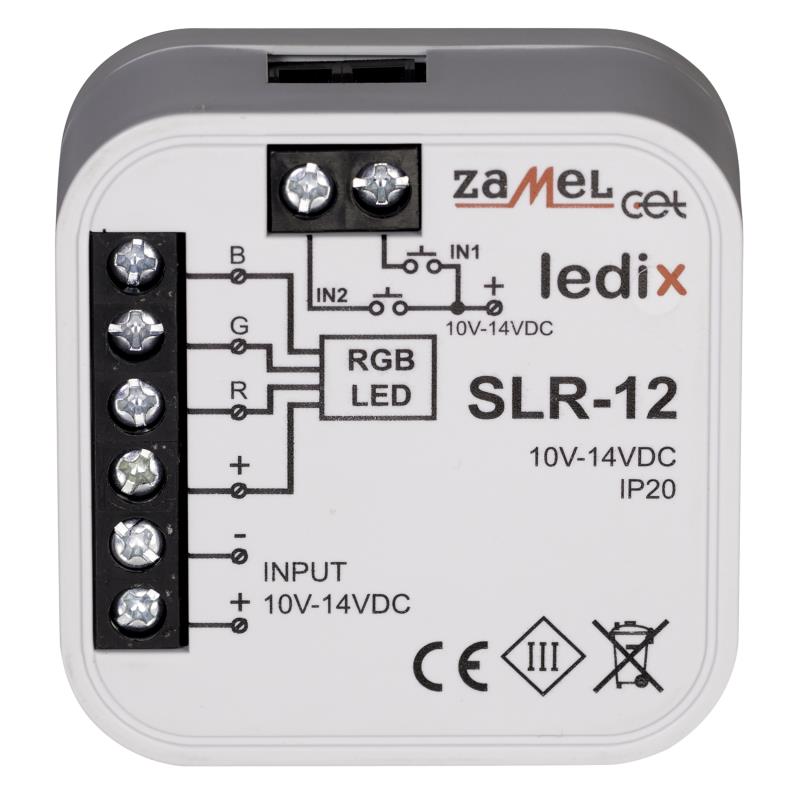 [ZMSLR12] CONTROLADOR RGB 10-14Vdc PARA CAIXA APARELHAGEM