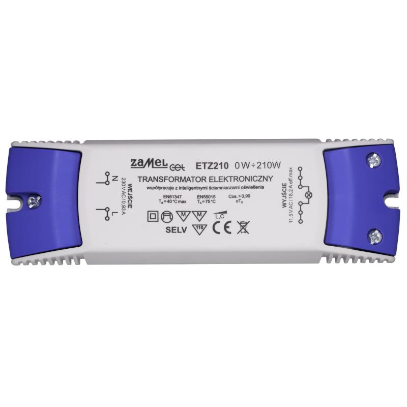 TRANSFORMADOR ELECTRÓNICO 230Vac 11.5Vac 0-210W