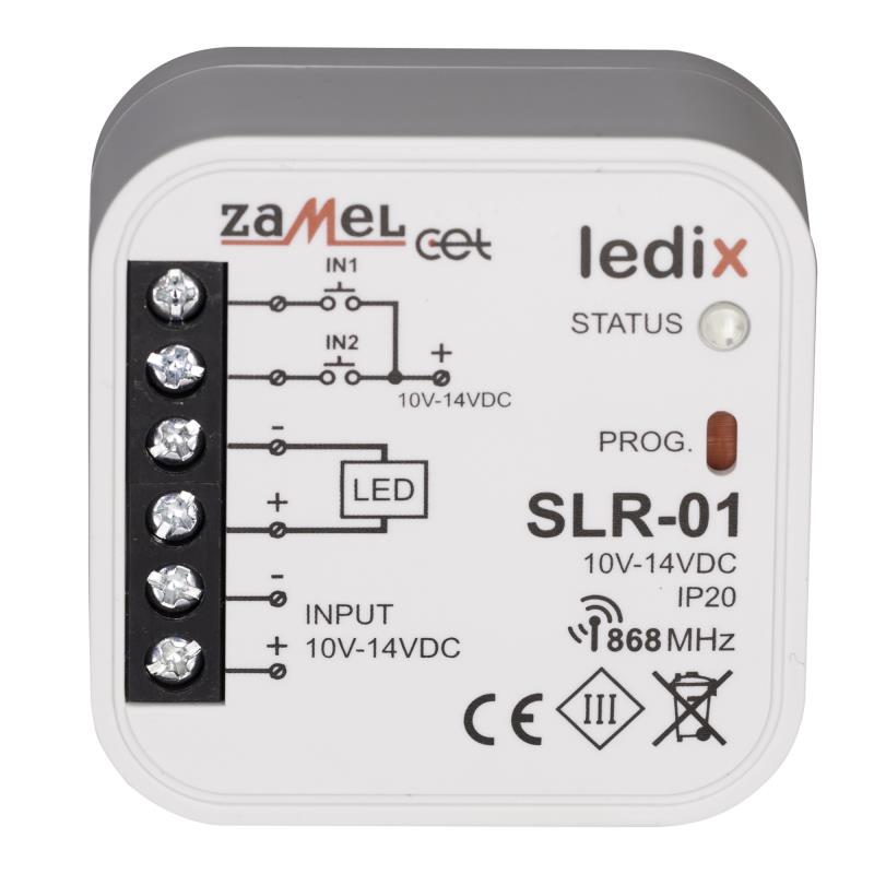 [ZMSLR01] CONTROLADOR MONOCROMATICO 10-14Vdc  4A PARA CAIXA APARELHAGEM