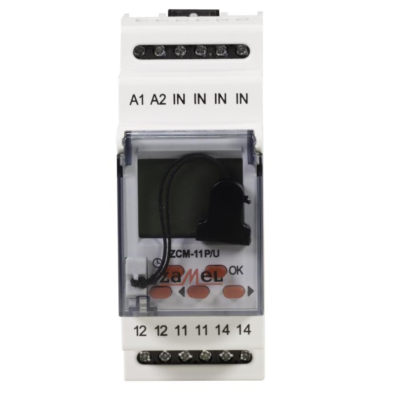 PROGRAMADOR HORÁRIO MODULAR DIGITAL SEMANAL 1 CANAL CON MEMÓRIA