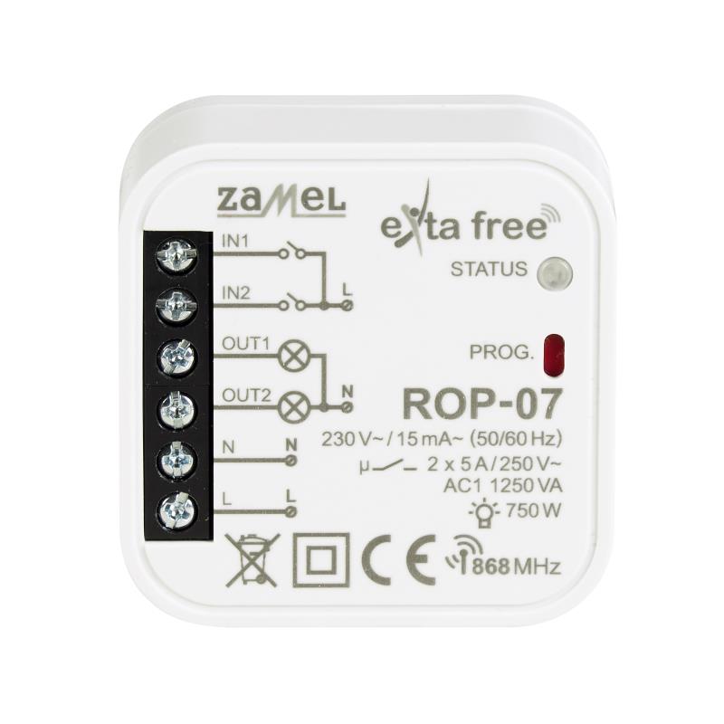 RECEPTOR 2 CANALES (PARA USO CON INTERRUPTOR) EXTA FREE