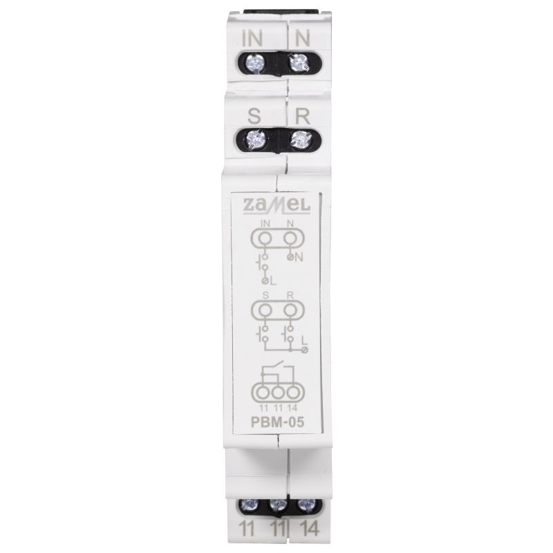 [ZMPBM05] TELERRUPTOR MODULAR 230Vac COM SET/RESET CONSUMO ZERO