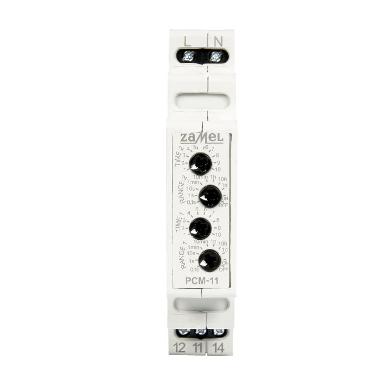 RELÉ TEMPORIZADO MODULAR MULTIMODO 2 TEMPORIZAÇÕES