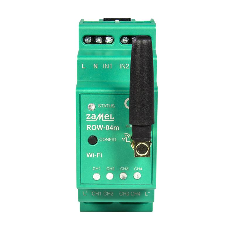 [ZMROW04m] RECEPTOR Wi-Fi 4 CANAIS MODULAR SUPLA
