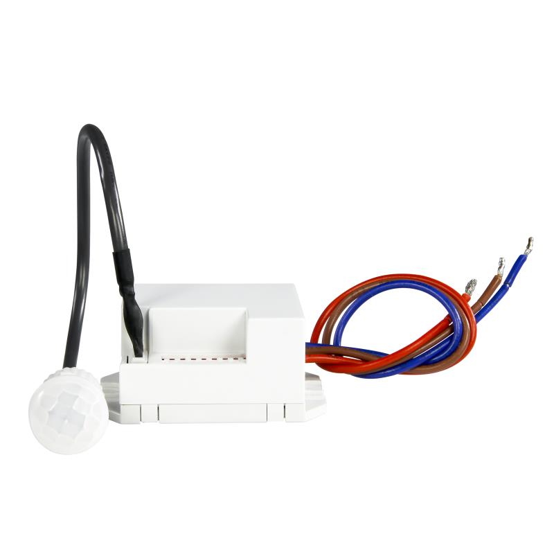 MINI DETETOR MOVIMENTO EMPROTADO 230Vac IP20 120º/360º 6m