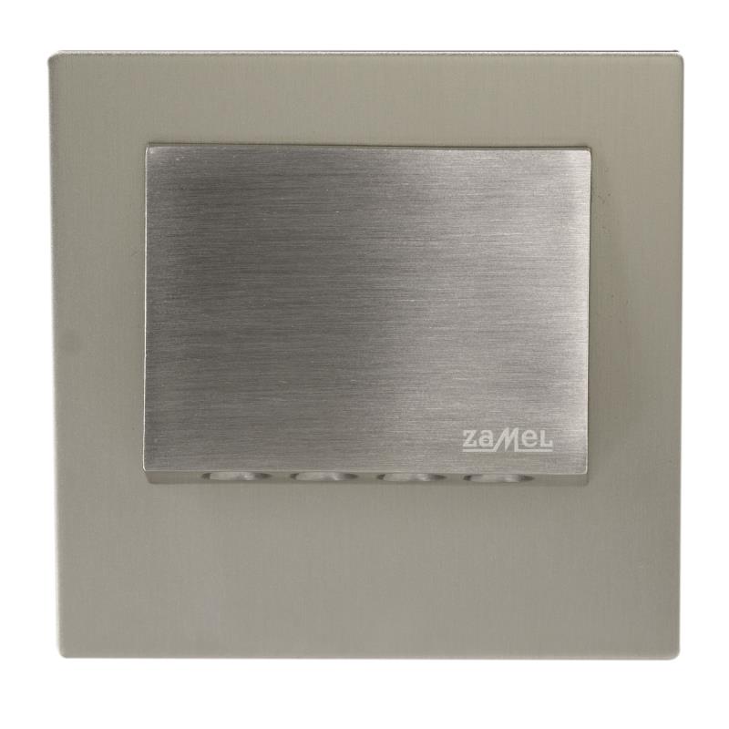 NAVI CON ARO EMPOTRAR 230Vac BLANCO CALIENTE ACERO INOXIDABLE