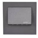 NAVI COM ARO ENCASTRAR 230Vac BR QUENTE GRAFITE