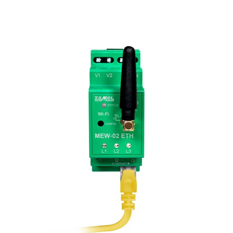 MONITOR DE ENERGÍA ELÉCTRICA ETHERNET 3F+N COM 3xTI’S SC-16