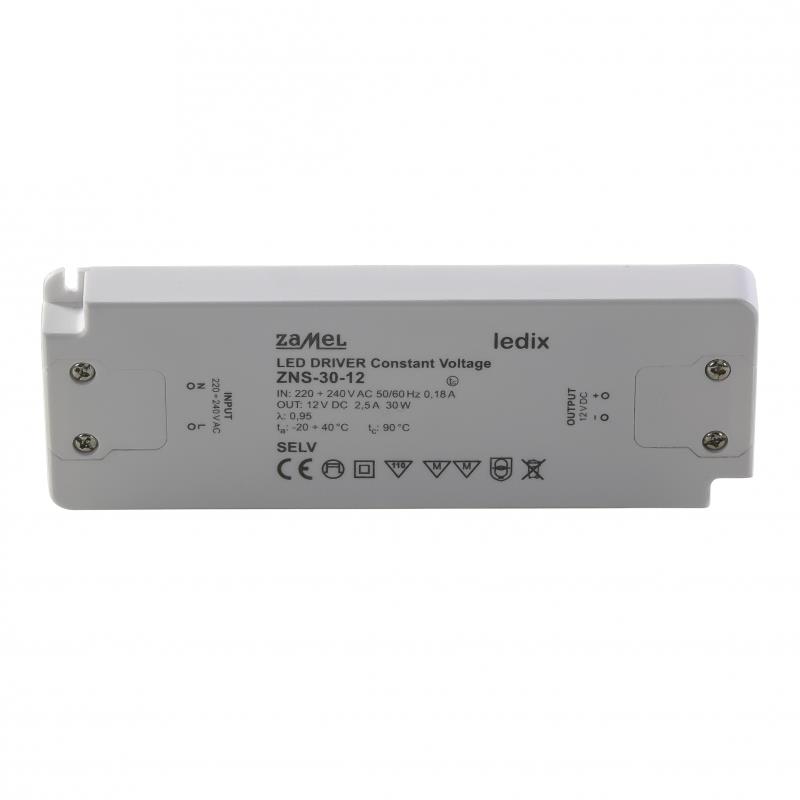 FONTE ALIMENTAÇÃO LED SLIM 12Vdc 30W