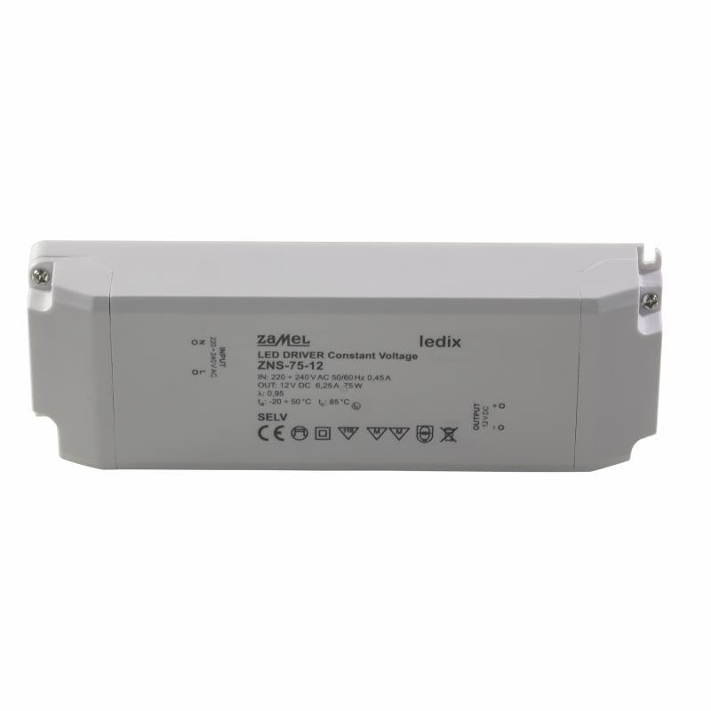 FONTE ALIMENTAÇÃO LED SLIM 12Vdc 75W