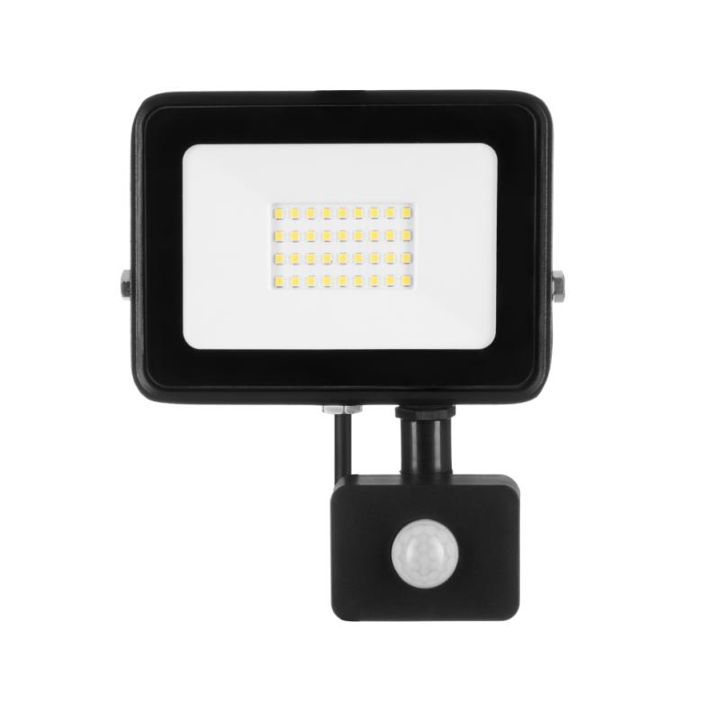 FLOODLIGHT COM SENSOR 30W 3000K IP65 240Vac