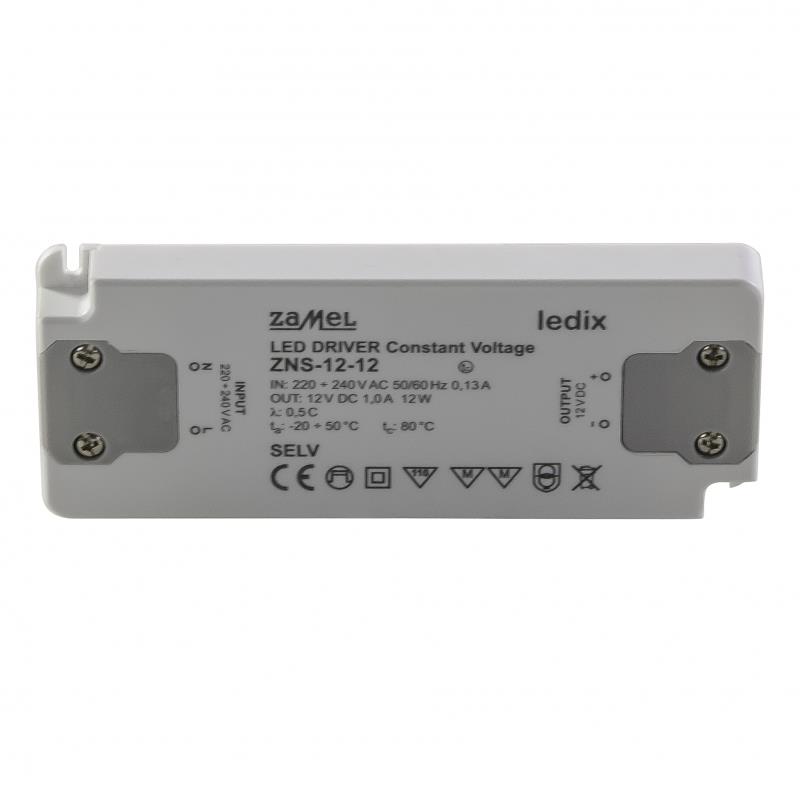 FUENTE DE ALIMENTACIÓN LED SLIM 12Vdc 12W