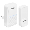 CAMPAINHA SAMBA II WIRELESS SEM PILHA NO EXTERIOR E TOMADA NO INTERIOR