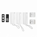 KIT AUDIO TRIFAMILIAR SISTEMA DOS HILOS