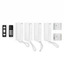 KIT AUDIO TETRAFAMILIAR SISTEMA DOIS FIOS