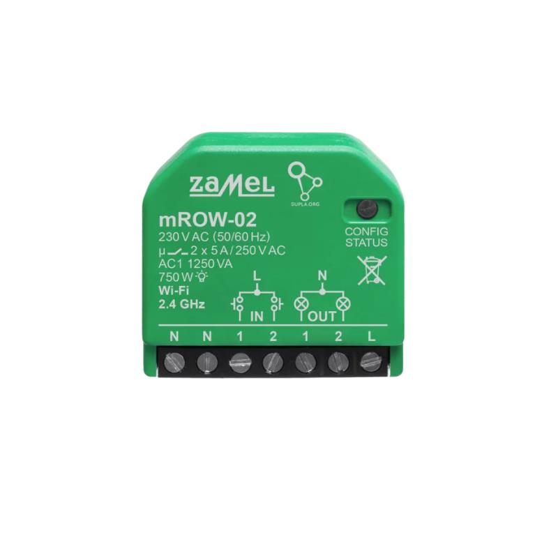 RECEPTETOR MINI Wi-Fi 2 CANALES (MEDICIÓN DE ENERGÍA INDEPENDIENTE) SUMINISTROS PARA CAJA DE EQUIPOS