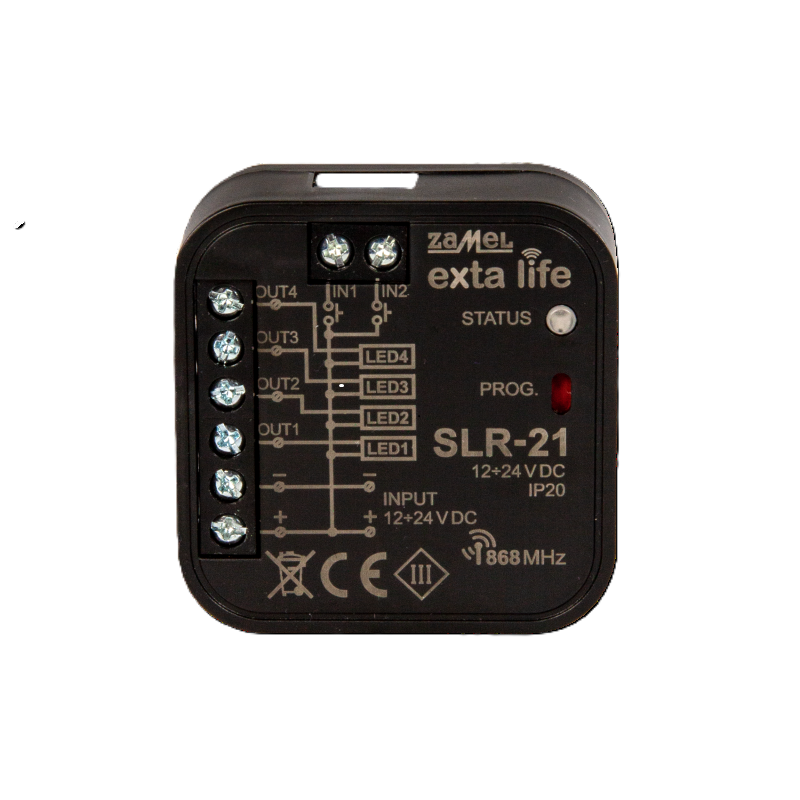 [ZMSLR21] DRIVER LED 4 CANALES 12-24 Vdc EXTA LIFE