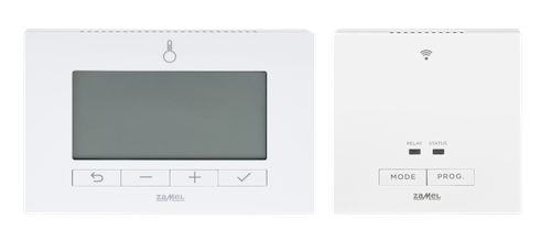 CONJUNTO DE CONTROLO DE TEMPERATURA (CALDEIRA), SEMANAL (ZMLBW23 + ZMLOT21), A PILHAS, TIPO BRANCO EXTA LIFE