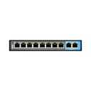 SWITCH BCS BASIC 8xPoE 100Mbps + 2xUPLINK 1Gbps 802.3AF/AT