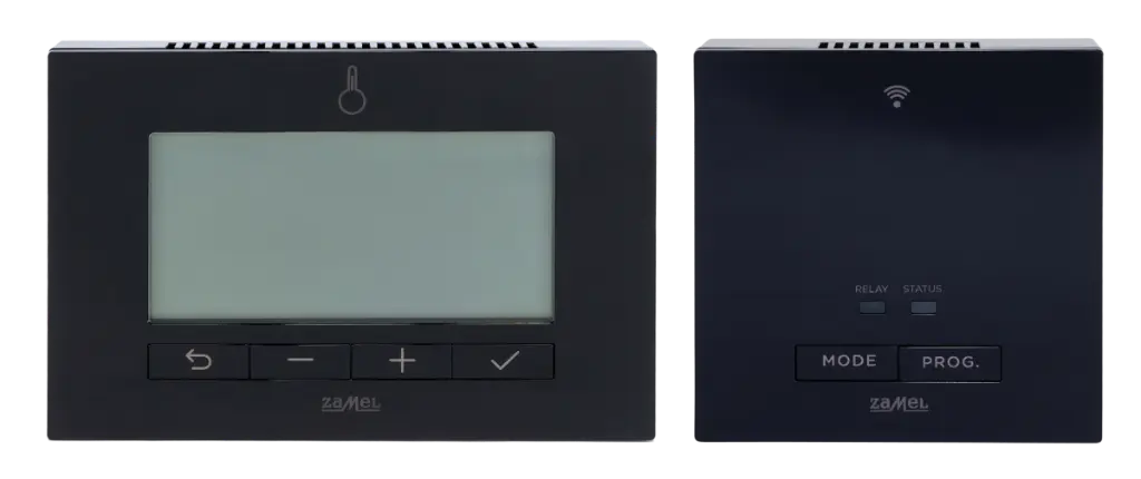 CONJUNTO DE CONTROLO DE TEMPERATURA (CALDEIRA), SEMANAL (ZMLBW23 + ZMLOT21), A PILHAS, TIPO PRETO EXTA LIFE