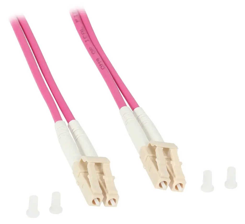 1m PATCHCORD MULTIMODO ULTIMODE PC-3304D-1 OM4 2xLC-2xLC LSZH