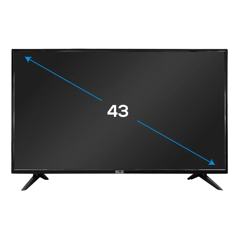 MONITOR 43" LCD INDUSTRIAL 1080P 60Hz 330 cd/m2