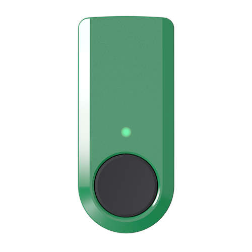 CAMPAINHA/BOTÃO GRAU 2 WIRELESS VERDE BOTÃO PROGRAMÁVEL LED MODO NOTURNO